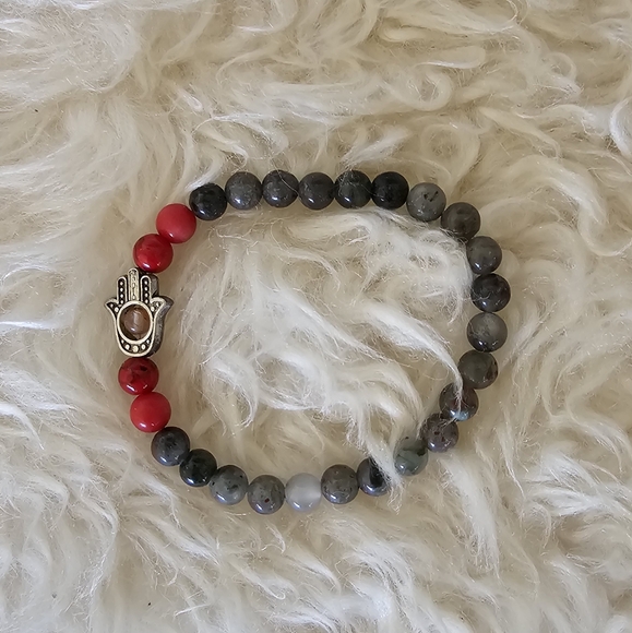 Yogibara Gemstone Bracelet (red) - Picture 2 of 9